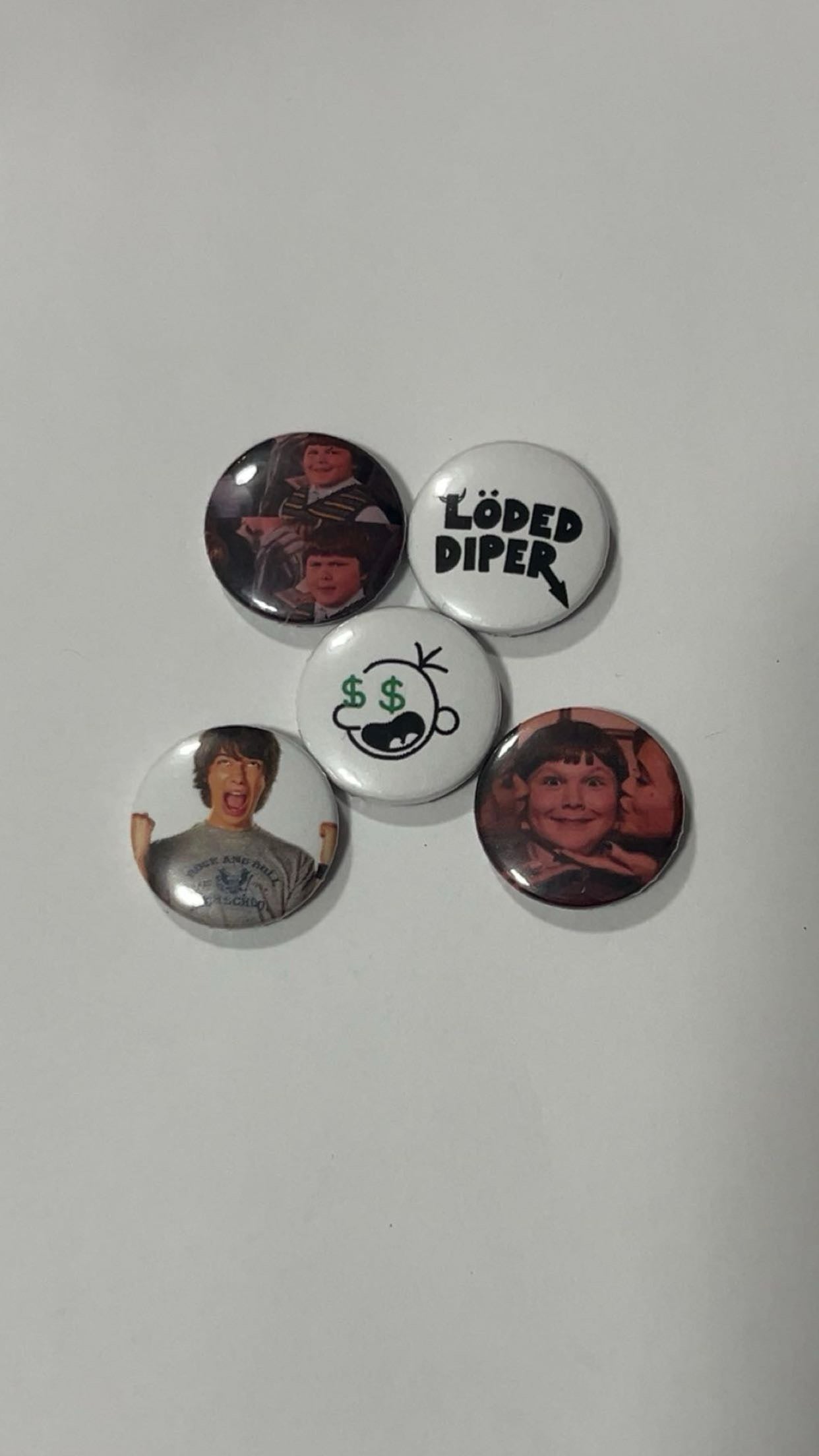 Diary of A Wimpy Kid Pins